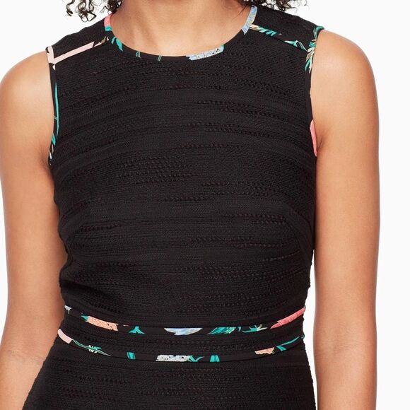 ♠️ Kate Spade Blossom Trim Tweed Dress ♠️ - Picture 1 of 6